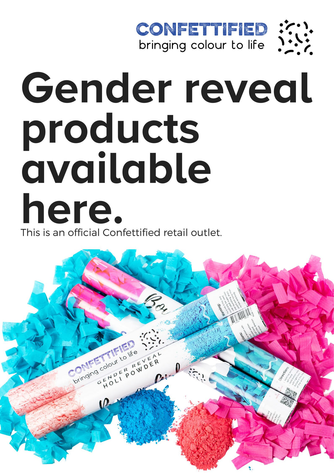 Confettified Retailer Poster