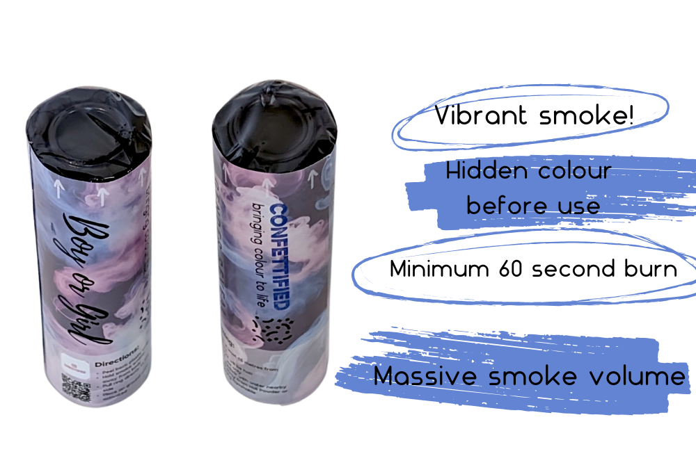 Gender Reveal Smoke Bomb/Grenade Emitter