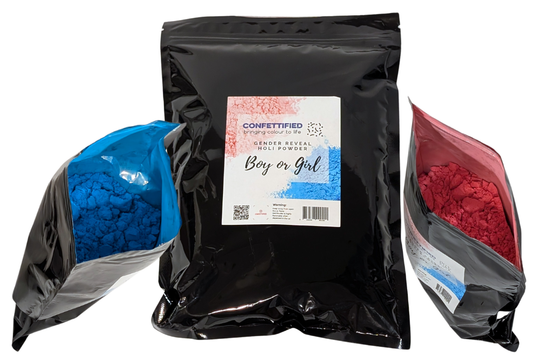 Gender Reveal Holi Powder Satchel 500grams