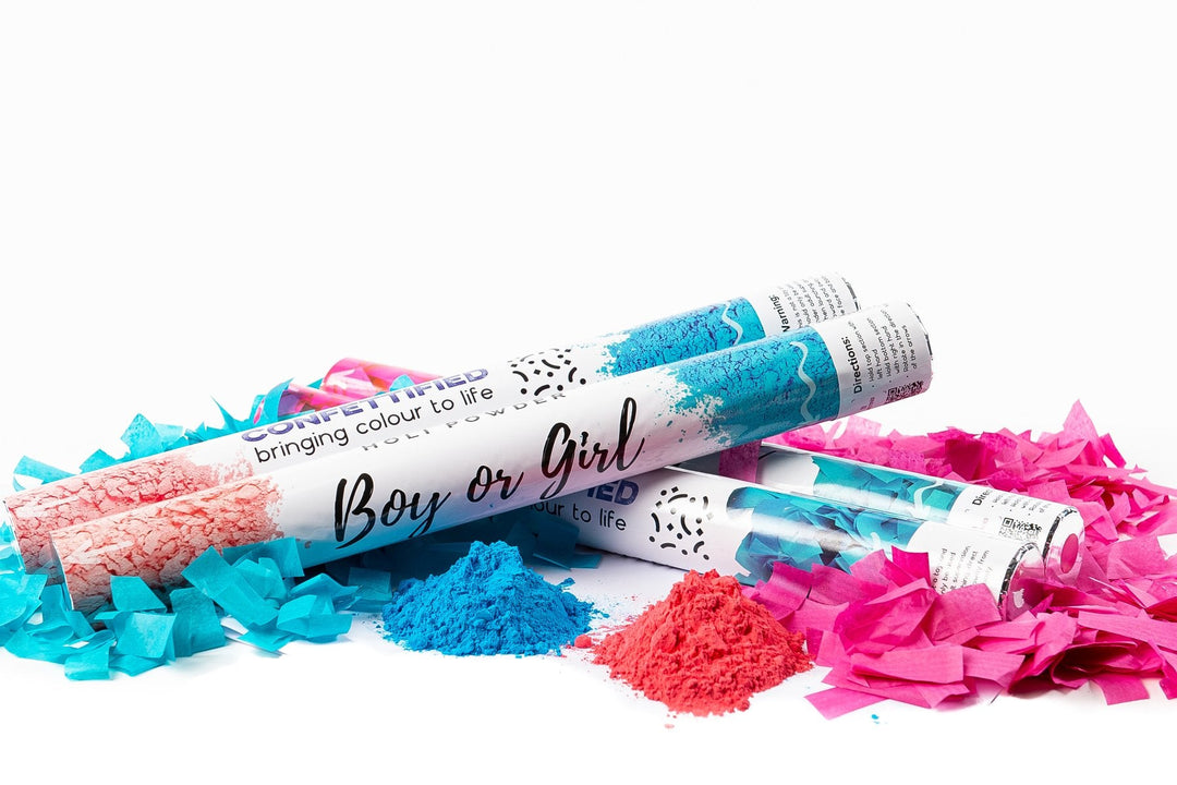 I will send the results for my gender reveal -read description - Confettified - TBC