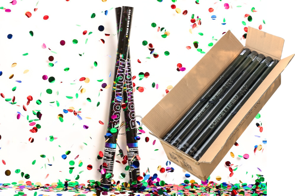 80cm Confetti Powershot Launcher Bulk Buy 20 Units Trade Quantity