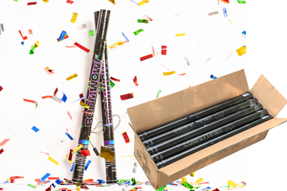 80cm Confetti Powershot Launcher Bulk Buy 20 Units Trade Quantity