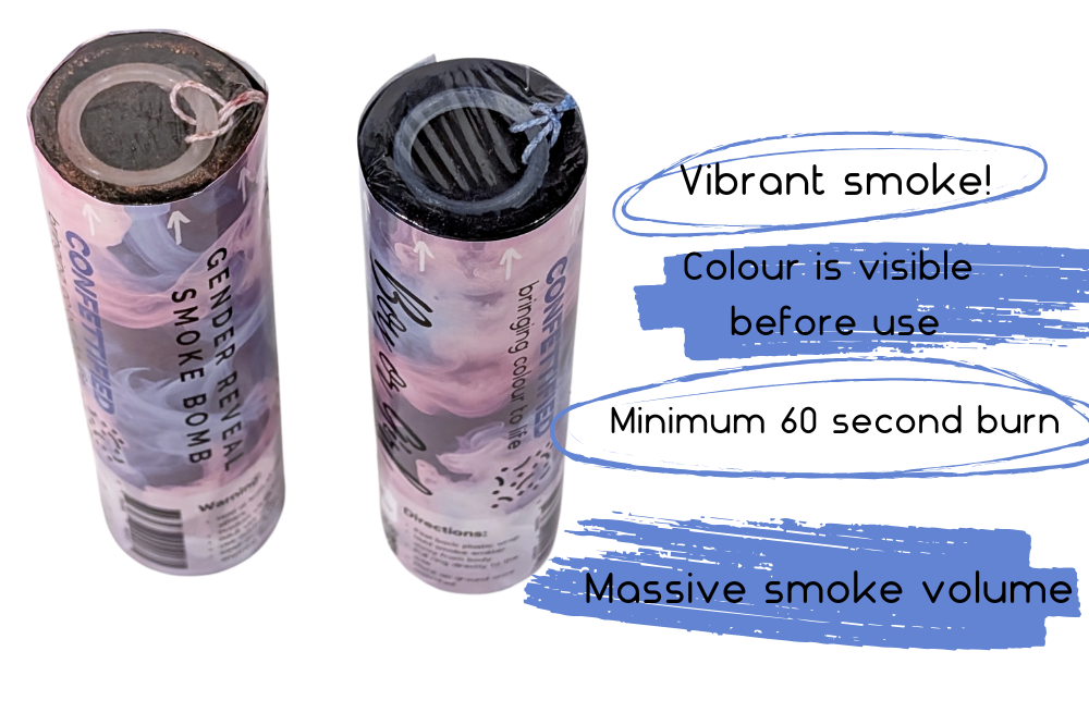 Gender Reveal Smoke Bomb/Grenade Emitter