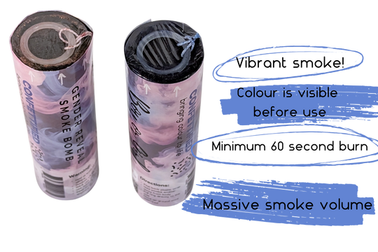 Gender Reveal Smoke Bomb/Grenade Emitter