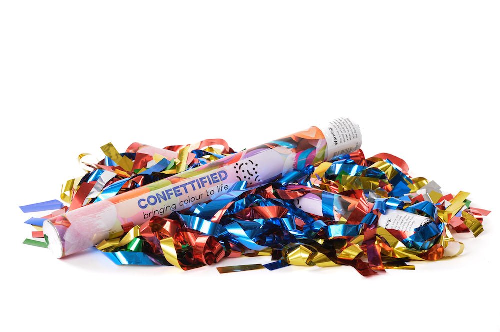 Streamer Launcher Metallic Streamer cannons launcher/popper – Confettified