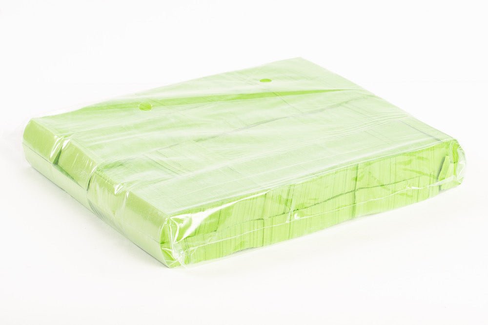 1kg bag of Green paper confetti slips - Confettified - Confetti