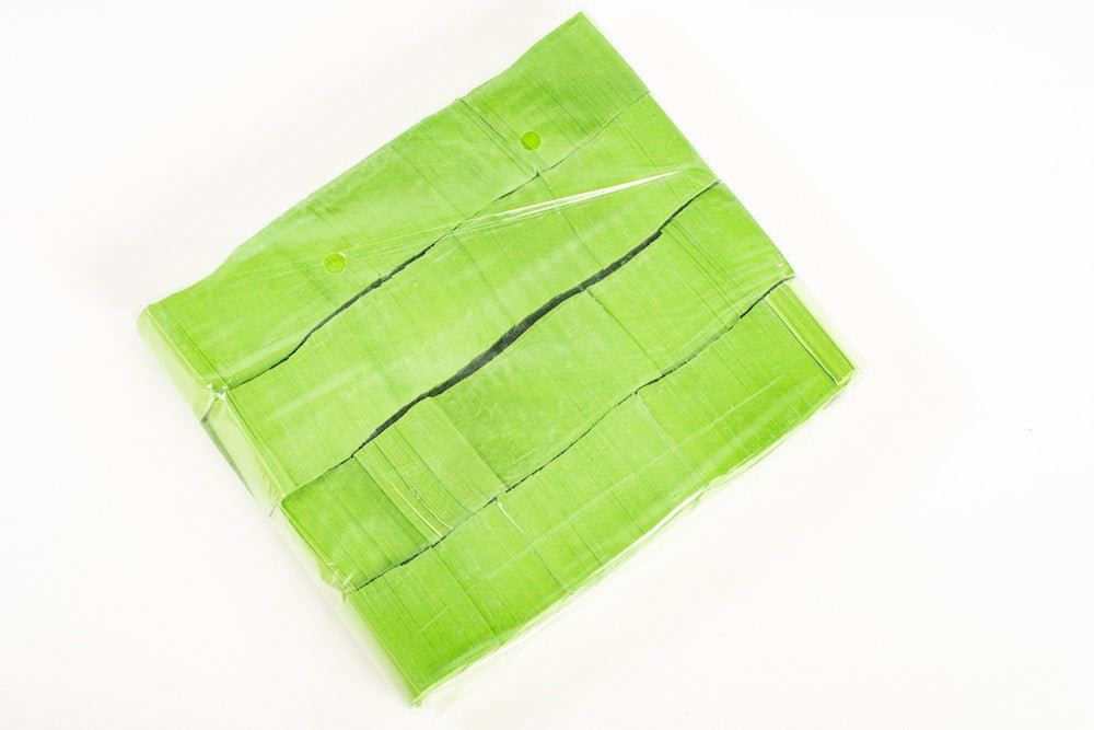 1kg bag of Green paper confetti slips - Confettified - Confetti