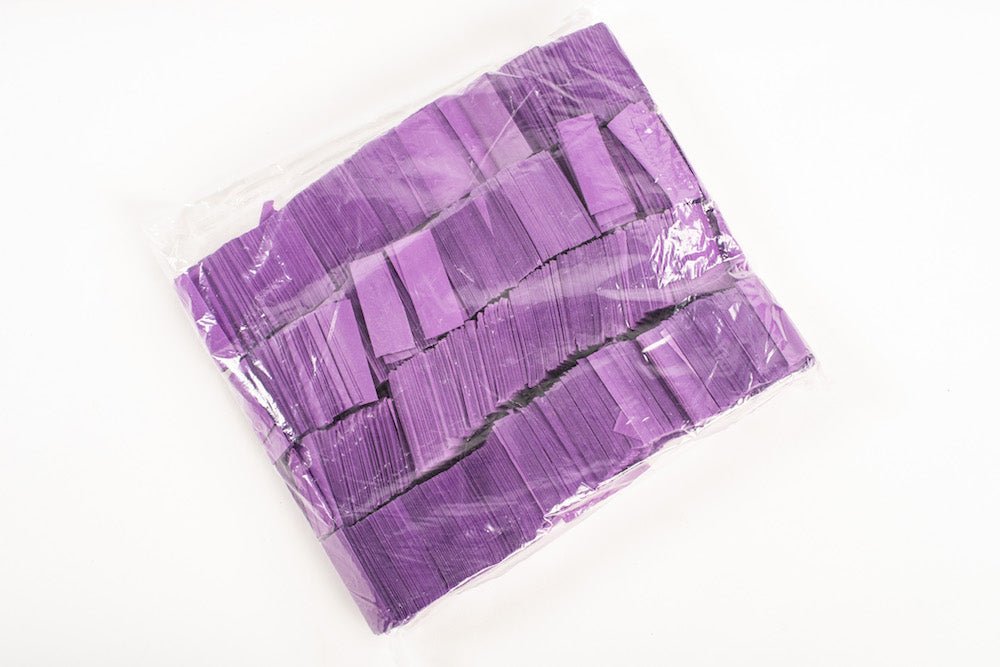 1kg bag of Purple paper confetti slips - Confettified - Confetti