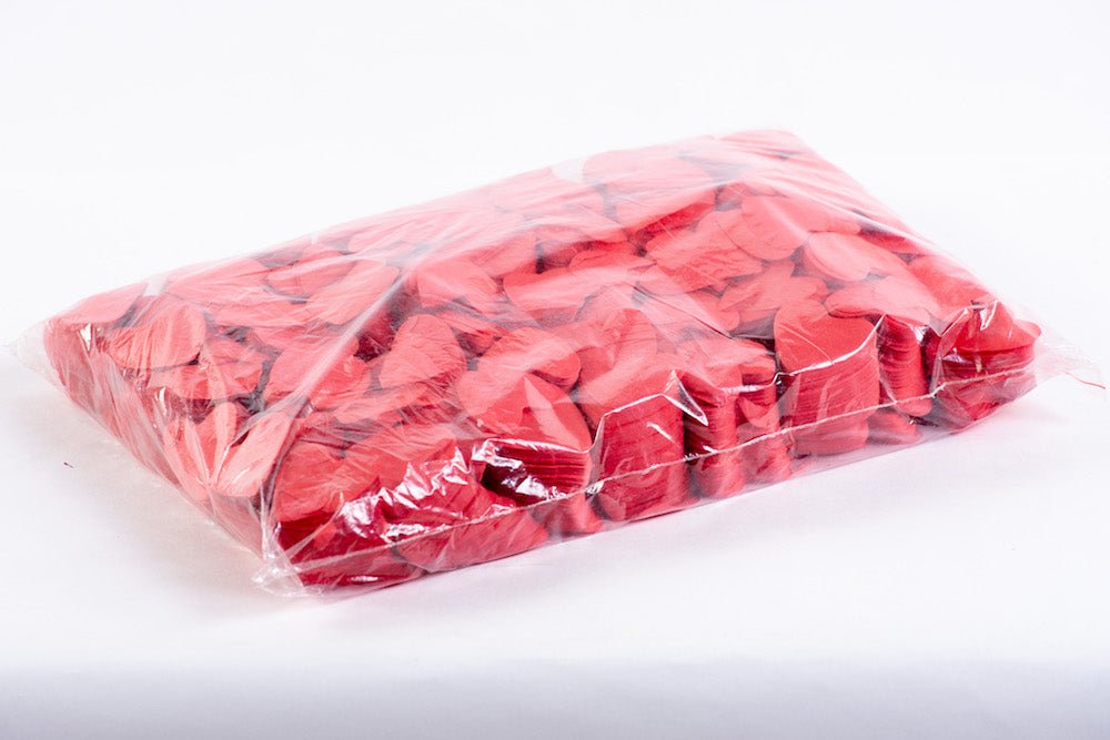 1kg bag of red paper hearts confetti - Confettified - Confetti