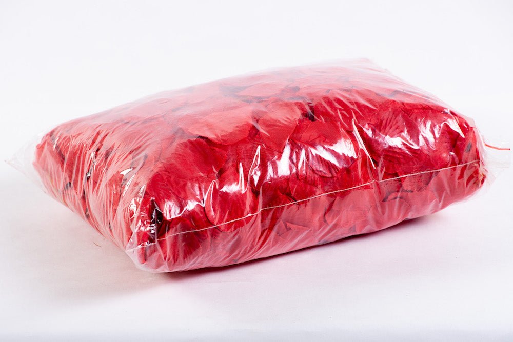 1kg bag of red rose petal confetti - Confettified - Confetti