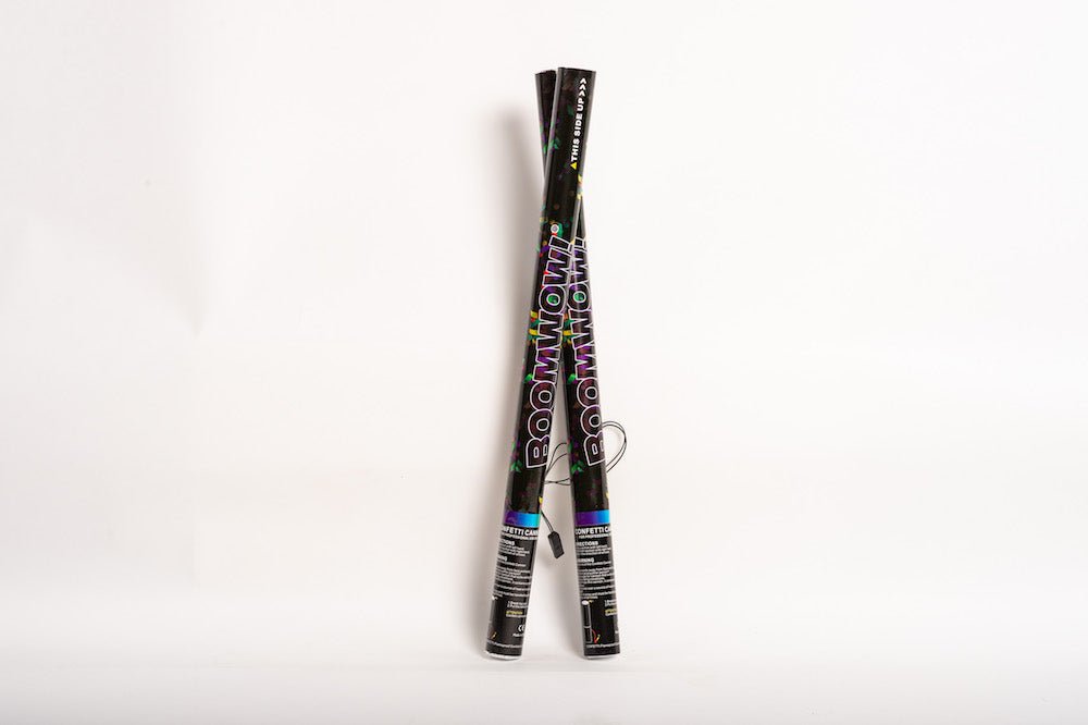 80cm Electric PowerShot multicoloured metallic slips - Confettified - Confetti
