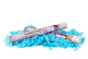 Light Blue confetti cannon launcher/popper - Confettified - Party Popper