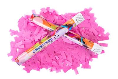 Pink confetti cannon launcher/popper - Confettified - Party Popper